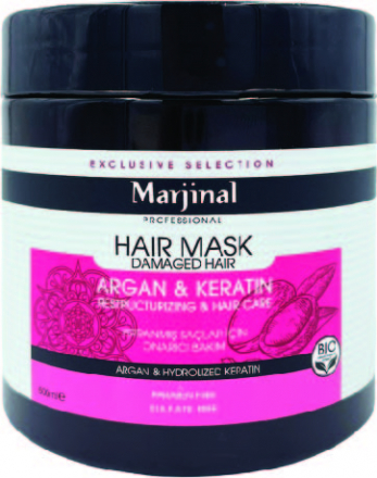 Marjinal Hair Mask  Argan& Keratin 500 Ml Görsel